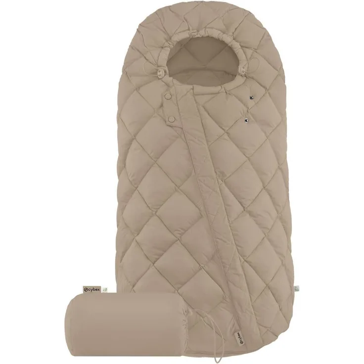 Cybex Snogga 2, Kinderwagen Fusssack aus 75% recyceltem Material, für Temperaturen bis -10°C, individuell einstellbare Kapuze