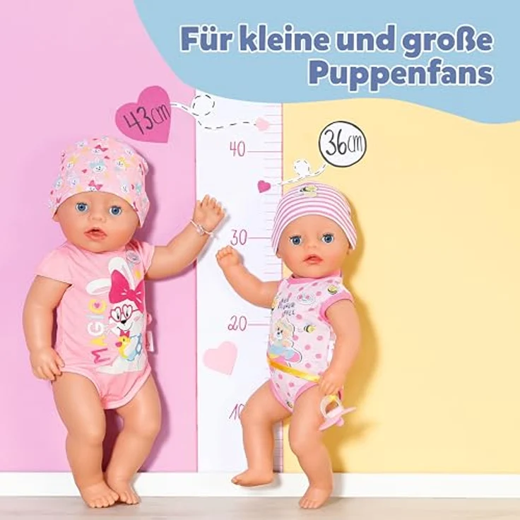 Baby Born Babypuppe Little Baby Girl, Lena, 36 cm, mit 7 Funktionen, rosa – Bild 11