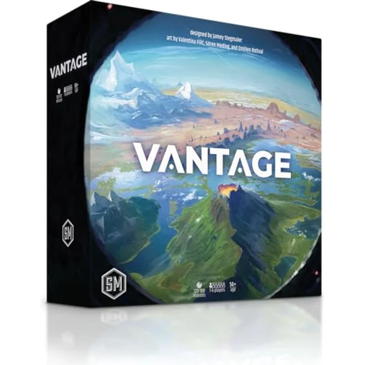 Stonemaier Games Vantage, kooperatives Open-World-Brettspiel für 1-6 Spieler, 120-180 Minuten Spielzeit, ab 14 Jahren – Bild 1