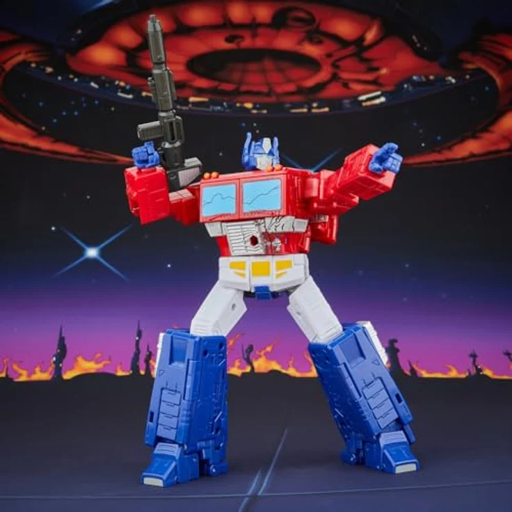 Hasbro The Transformers: The Movie Studio Series Leader Class Actionfigur MTMTE Collection, Optimus Prime, 18 cm, mit Leadership Matrix und Blaster, 40 Schritte Verwandlung – Bild 21