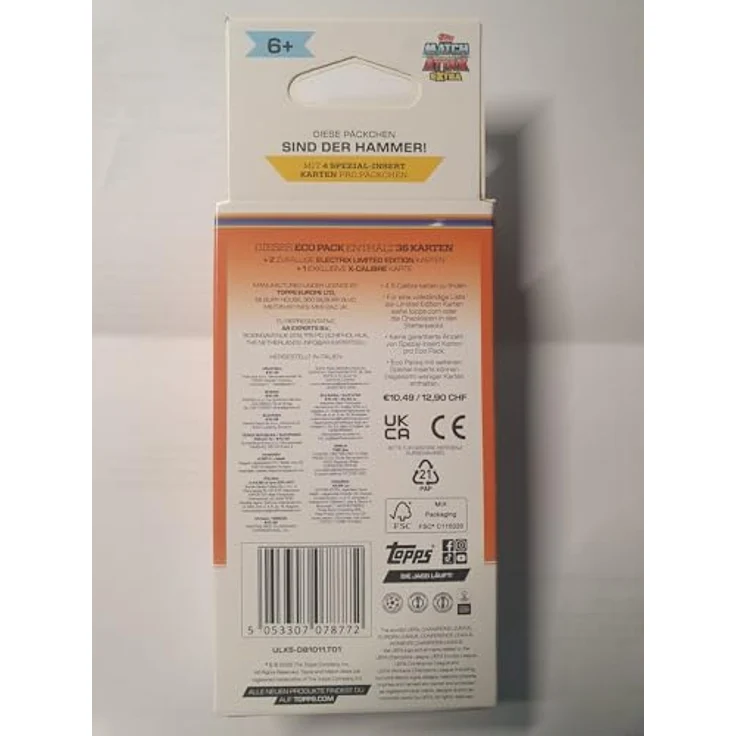 Topps Match Attax Champions League 2025/26 EXTRA Trading Cards, ECO Pack mit 39 Karten, inklusive 2 ELECTRIX LIMITED EDITION Karten und 1 exklusive X-CALIBRE Karte – Bild 4