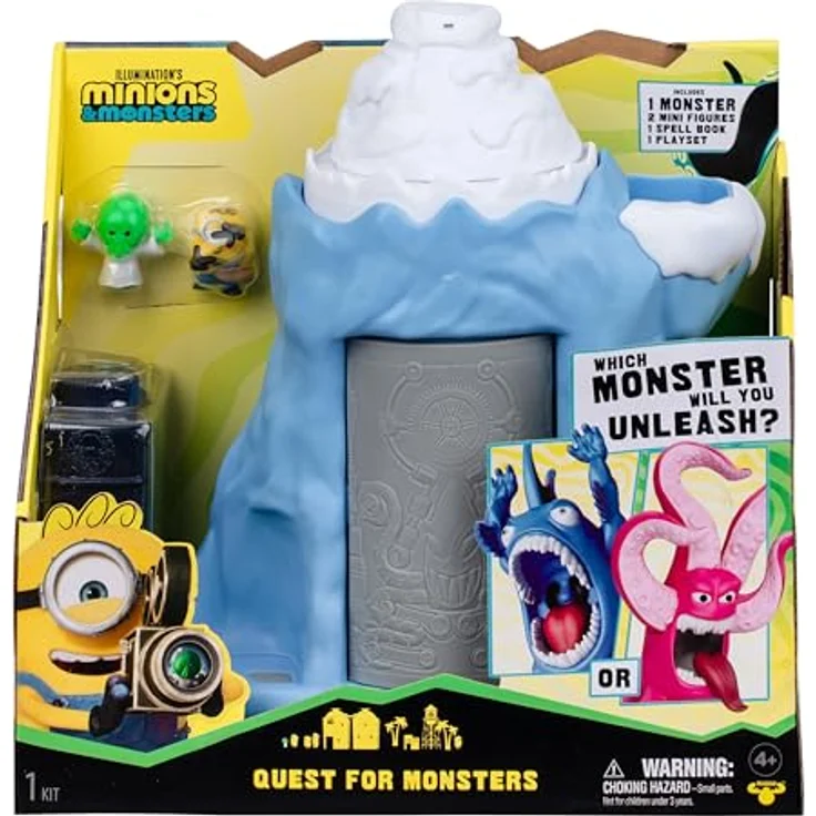 MINIONS Illumination Monster Spielset Monstersuche mit Goomi, inkl. Zauberbuch zur Enthüllung geheimnisvoller Monster – Bild 2