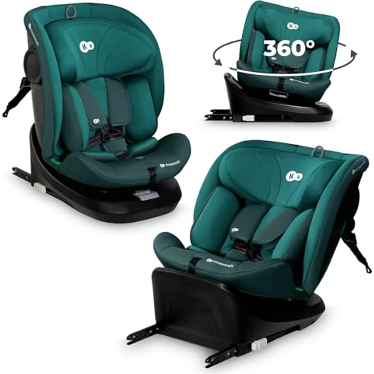 KinderKraft I-Grow, Reboarder Kindersitz gemäß ECE R129/i-Size, drehbar 360°, Neigungsverstellung, für Kinder von 40-150 cm – Bild 4