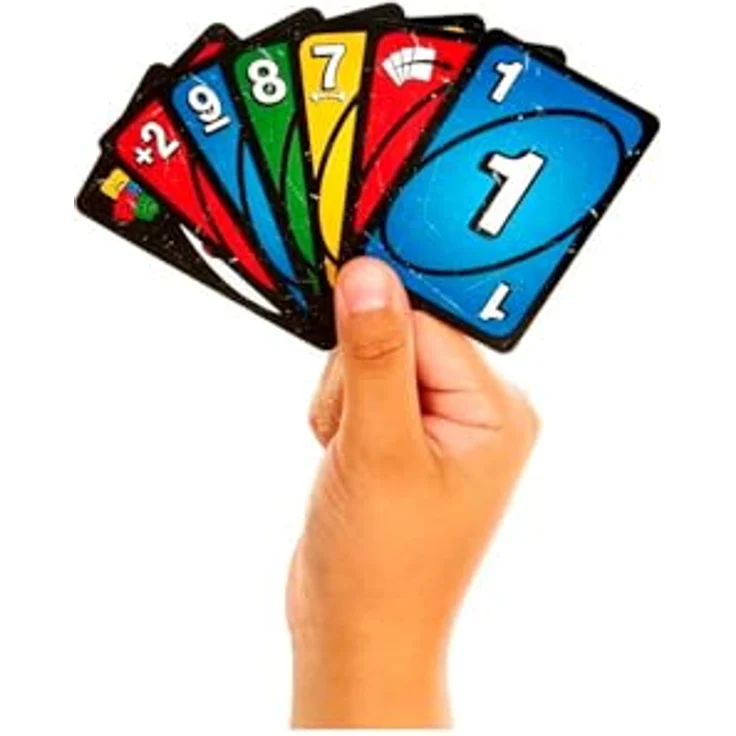 Mattel UNO Show 'em No Mercy - 56 zusätzliche Karten, harte Aktionskarten und brutale Spielregeln, ab 7 Jahren, HWV18 – Bild 4