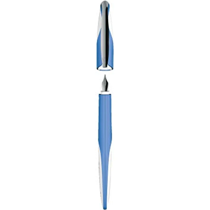Herlitz Füllhalter my.pen Color Blocking, für Rechts- und Linkshänder geeignet, blau – Bild 5