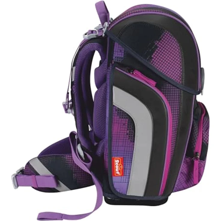 Scout Movie Star Genius Set 5-teilig Pink Pixel, Schulranzen-Set mit Pixel-Pad und Deko-Leuchten – Bild 3