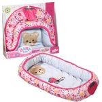 BABY Born Baby Nest für 36 cm und 43 cm Puppen, 835821 Zapf Creation, Rosa – Kuscheliges Nestchen mit flexibler Bespielbarkeit und verspieltem Design