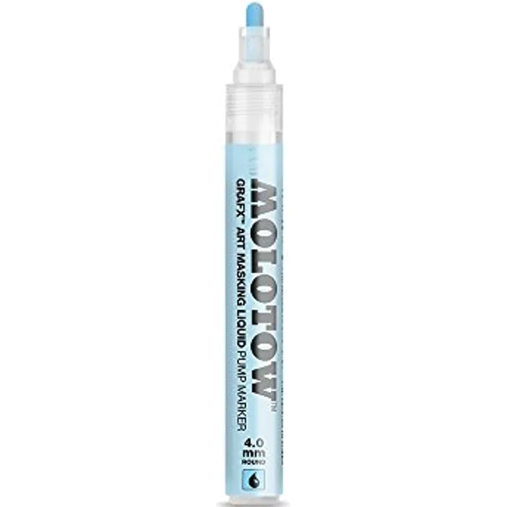 Molotow GRAFX Art Maskierung Liquid Pumpe Marker - 4 mm Rund, für Kunst und Handwerk Projekte, Deutschland, Farbe: (hier fehlt die Farbe des Produkts)
