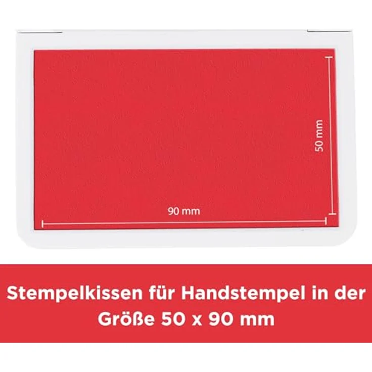 COLOP Stempel Make 1, 10,1 cm x 7,5 cm, Stempelfläche ca. 9,0 x 5,3 cm, auf Wasserbasis, blau – Bild 5