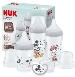 NUK Perfect Match Babyflaschenset | BPA-frei | Disneys Micky Maus | 4 Stück