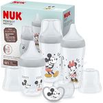 NUK Perfect Match Babyflaschenset | BPA-frei | Disneys Micky Maus | 4 Stück