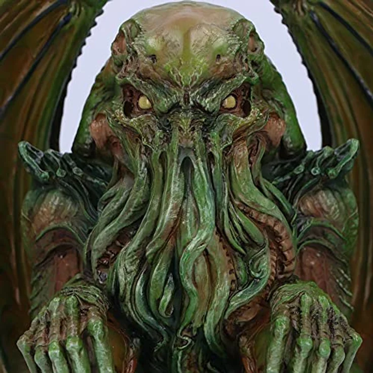 Nemesis Now Cthulhu, Sammelfigur aus Harz, handbemalt, smaragdgrün, mit Sockel – Bild 8