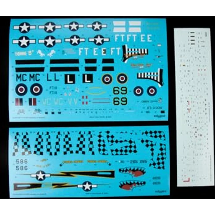 Eduard Plastic Kits 82108, 1:48 P-51B/C Mustang mit Rückenfinne, Modellbausatz mit gravierten Teilen und 6 Markierungen – Bild 3
