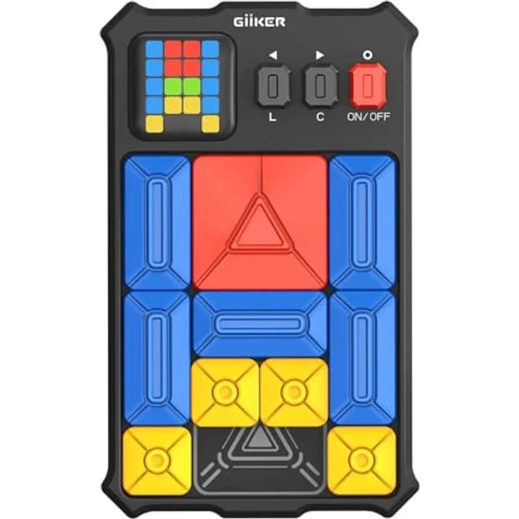 GiiKER Super Slide Puzzlespiel – Schwarz, originelles Denkspiel mit 500 Herausforderungen, fördert kritisches Denken für Spieler ab 6 Jahren – Bild 1