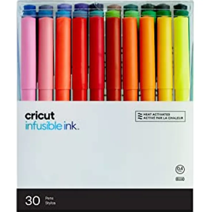 Cricut 2008002 Stück 30 Infusible Ink-Stifte im Set (0,4), (1er Pack)