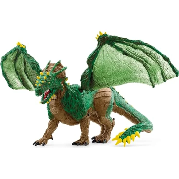 Schleich Dschungeldrache - Eldrador Creatures (70791) mit beweglichen Flügeln, ca. 28,3 x 17,2 x 11,1 cm – Bild 1