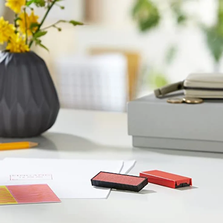TRODAT Stempel Stempel-Ersatzkissen 6/4817, rot, 2er Packung – Bild 7