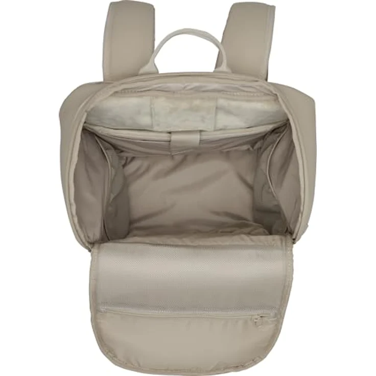 Beckmann Norway Rucksack Street FLX, Schulrucksack in Beige, 30-35l erweiterbar, witterungsbeständig mit Laptopfach – Bild 6