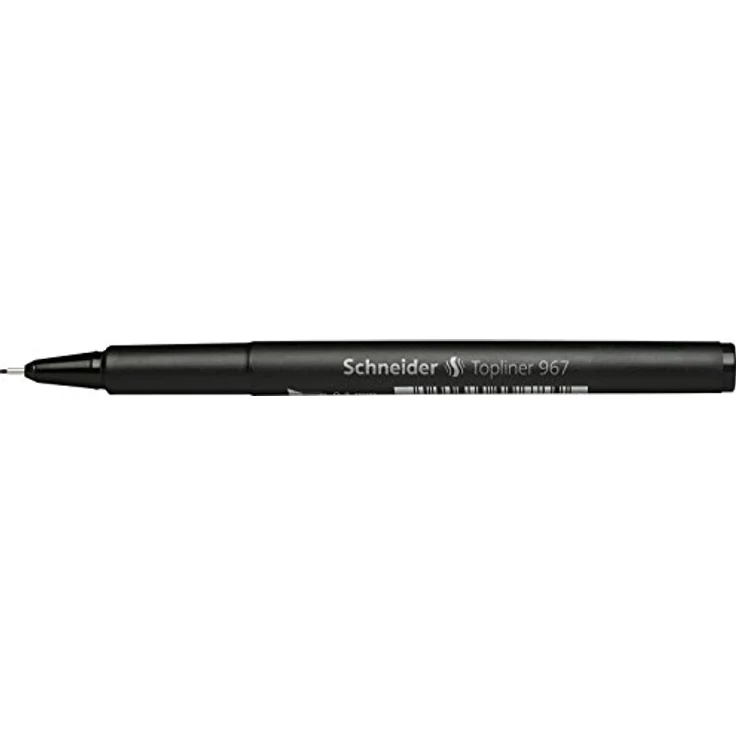 Schneider Topliner 967 Fineliner schwarz, 0,4 mm, 10 St., wasserbasierte Tinte, recyceltes Gehäuse – Bild 8