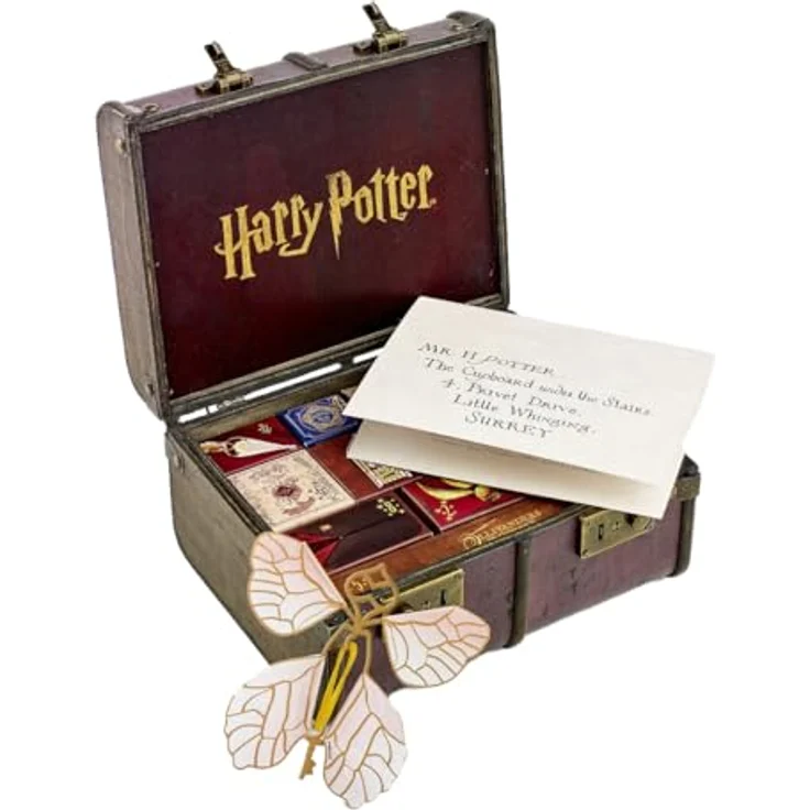 Carat Harry Potter Hogwarts Trunk, offizieller Adventskalender mit Schmuck und Merchandise, ca. 13 x 18 x 23 cm – Bild 4