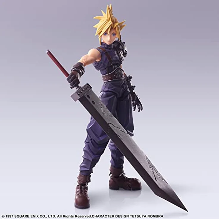 Square Enix Final Fantasy VII Bring Arts Cloud Strife Figur, 15 cm Sammelfigur, SQE36774 – Bild 2