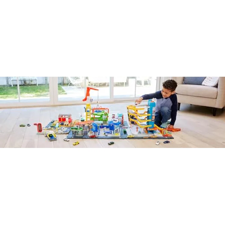 Matchbox Abenteuer Flughafen, Spielset mit Die-Cast-Audi und Flugzeug, kreativer Spielspaß – Bild 2