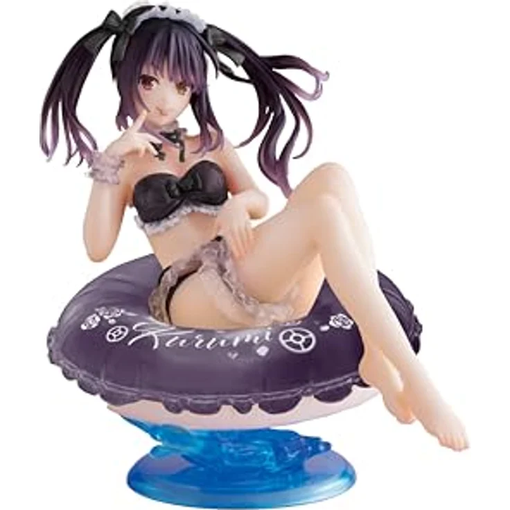 Taito Date A Live IV PVC Statue Kurumi Tokisaki Renewal Edition, 10 cm, detailreiche Sammelfigur in Geschenkbox – Bild 1