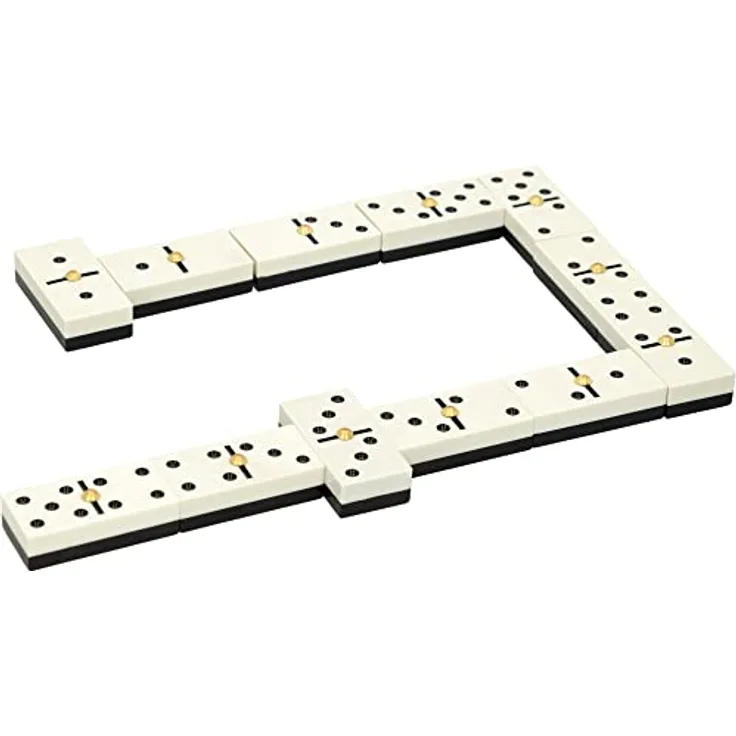 COLORBABY – Blister Domino cbtoys, 28-teiliges Legespiel in Mehrfarbig, fördert kognitive Fähigkeiten und Feinmotorik, für 2-4 Spieler, ab 3 Jahren