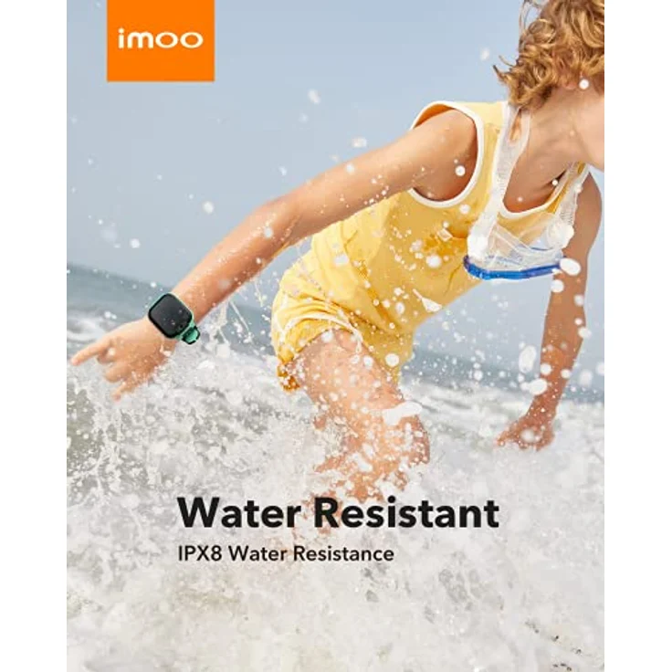 imoo Watch Phone Z1 Kinder-Smartwatch, 4G Kinder-Smartwatch-Telefon mit langanhaltendem Video-und Telefonanruf, Kinder-GPS-Uhr mit Echtzeit-Ortung und Wasserdichtigkeit IPX8 (Grün) – Bild 4
