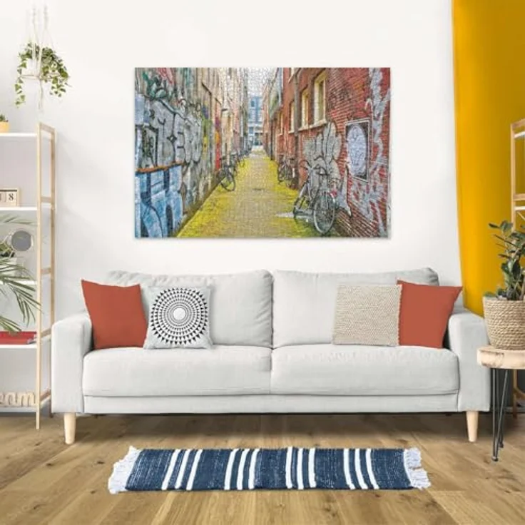 Ravensburger Puzzle 12000807 - Street Art in Amsterdam - 3000 Teile Puzzle, ab 14 Jahren geeignet, Stadt-Puzzle Amsterdam, bunte Landschaftsmotive – Bild 4