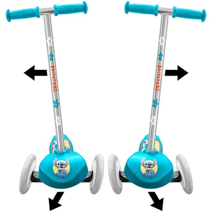 Stamp Stitch Scooter, 3-rädrig mit höhenverstellbarem Lenker, Design für Kinder ab 3 Jahren – Bild 4