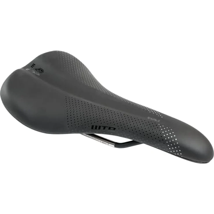 WTB Volt Medium Fusion Form Stainles Sattel Schwarz, Mountainbike Sattel mit Gel Polster aus Mikrofaser – Bild 2