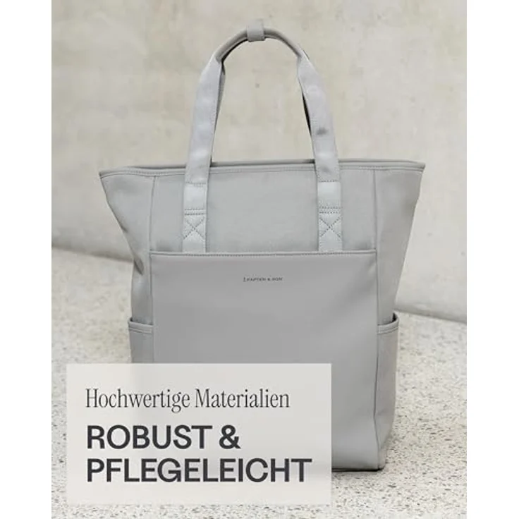 Kapten & Son Lindby Rucksack, 41 cm mit Laptopfach, in beige (greige), 100% PET – Bild 5