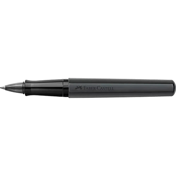 Faber-Castell Roller Hexo, Schreibstift mit Keramikspitze, schwarz matt – Bild 4