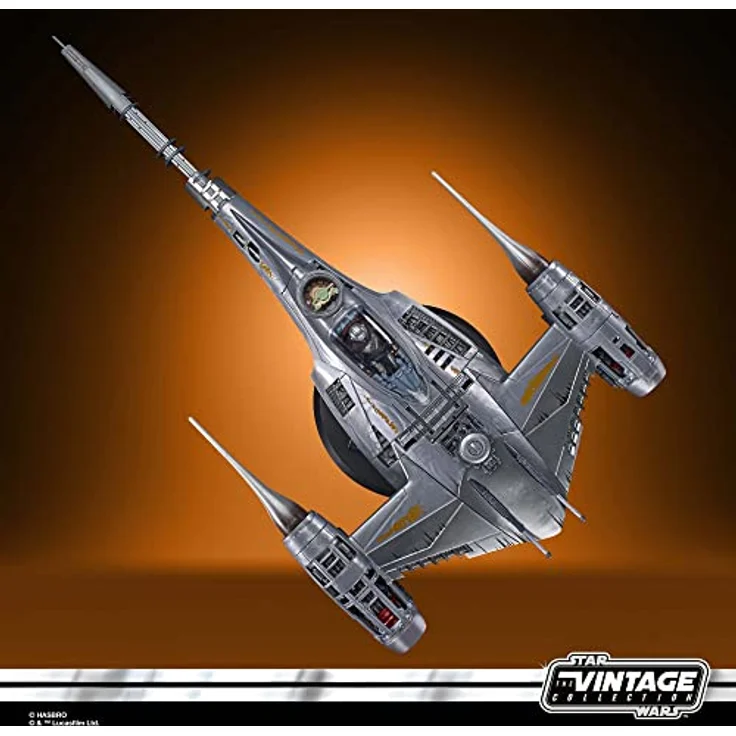 Star Wars The Vintage Collection Mandalorian's N-1 Starfighter, Action-Figur (9,5 cm) mit Zubehör und Flugständer – Bild 5