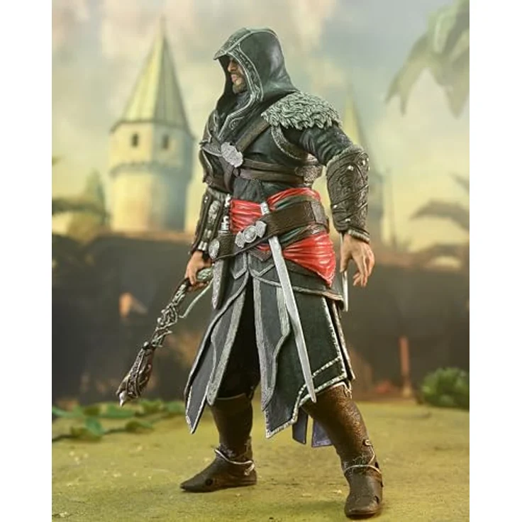 NECA Assassin's Creed: Revelations Actionfigur Ezio Auditore, 18 cm, mit Zubehör in Fensterbox – Bild 4