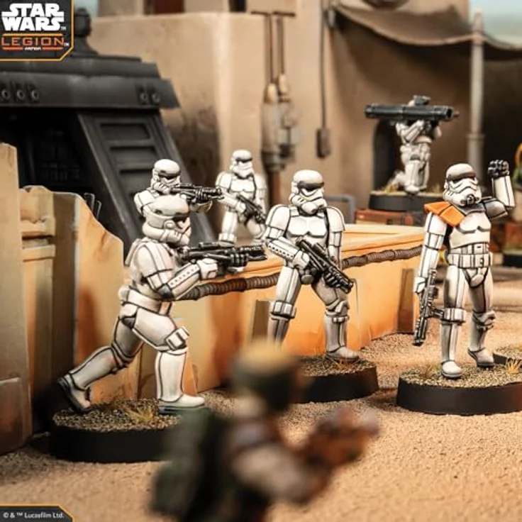 Atomic Mass Games Star Wars Legion - Stormtroopers Einheitserweiterung mit 11 hochdetaillierten Miniaturen, inkl. Sturmtruppen-Anführer und schweren Waffen-Sturmtrupplern – Bild 7