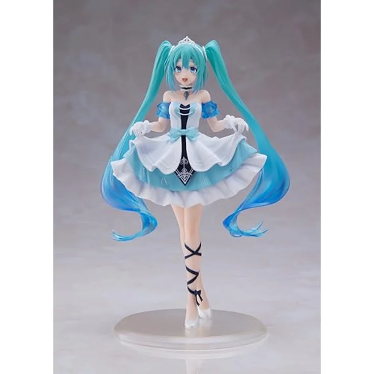 Taito Hatsune Miku PVC Statue Wonderland Cinderella Ver. 18 cm, Sammelfigur mit Standfuß, offizielles Lizenzprodukt – Bild 1