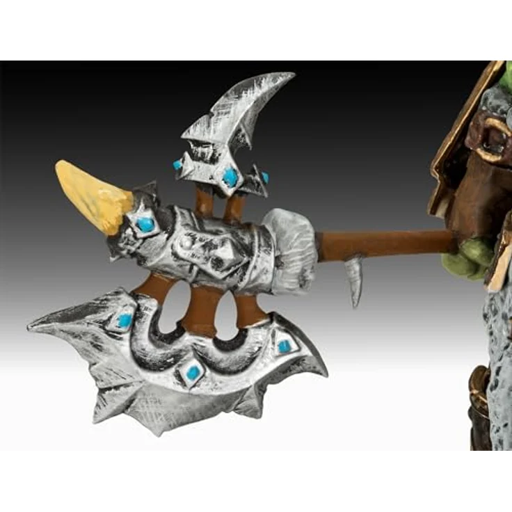 Revell Modellbau Geschenkset World of Warcraft Thrall, detailreiche Sammelfigur mit „Schicksalshammer“, inkl. Farben, Kleber und Pinsel – Bild 5
