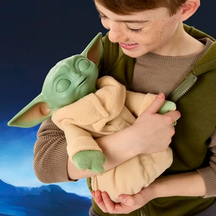 Star Wars Action-Freund Grogu, 25 cm animatronische interaktive Action-Figur mit über 50 Sound- und Actionkombinationen, Spielzeug für Kinder ab 4 Jahren – Bild 5
