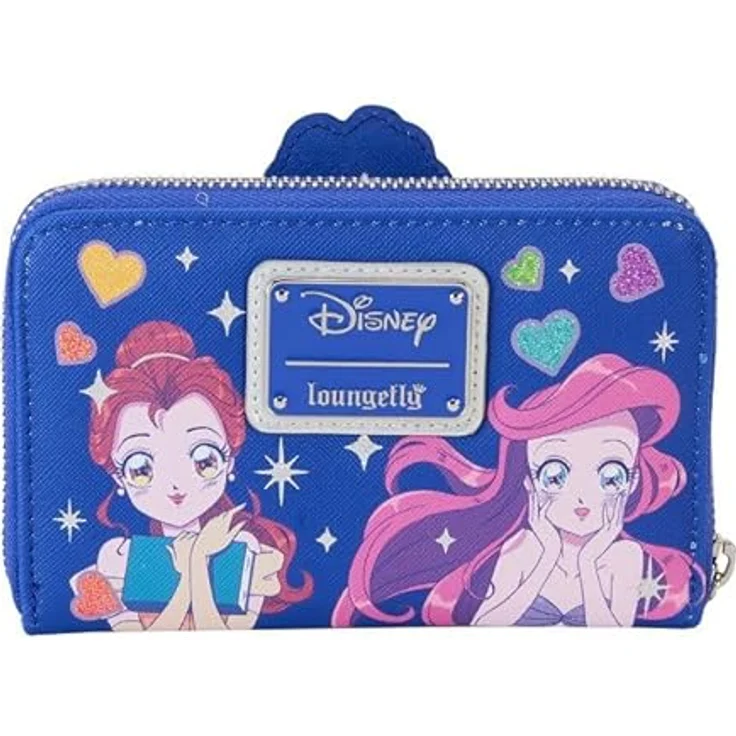 Funko, Portemonnaie, Loungefly: Disney - Princess - Manga Style Zip Around Wallet – Bild 3