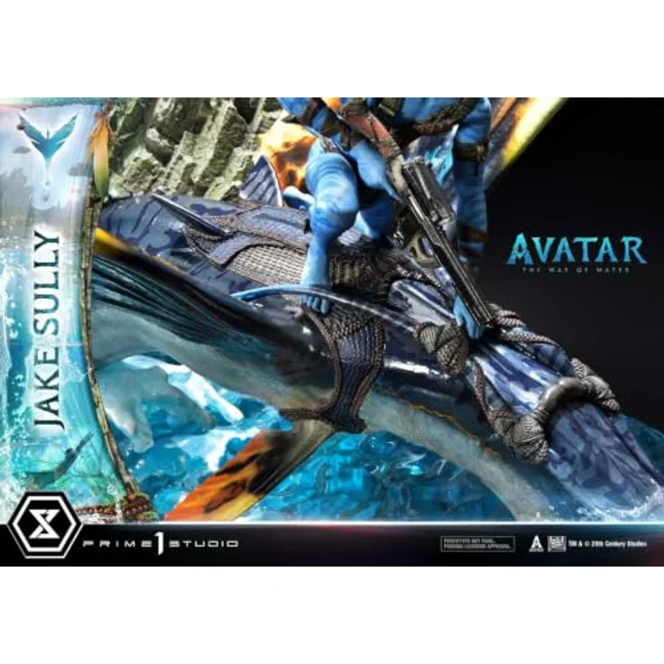 Prime 1 Studio Avatar: The Way of Water Statue Jake Sully Bonus Version, 59 cm, detailreiche Sammelfigur aus hochwertigem Kunststoff – Bild 9