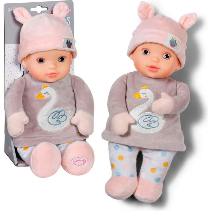 Baby Annabell Babypuppe for babies, Sweetie Mauve, 30 cm, mit Rassel im Inneren