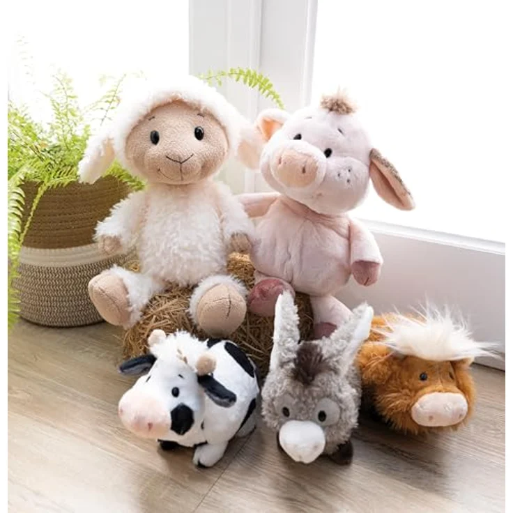 NICI Kuscheltier Kuh Cowluna, 18cm, weiß, weiches Plüschtier aus recyceltem Material, ideales Geschenk für Kinder und Erwachsene | 62248 – Bild 5