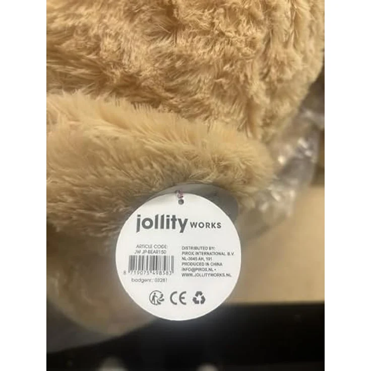 JollyPlush Großer Teddybär Kuscheltier 150 cm, XXL Plüschbär weich und langlebig, ideal als Geschenk – Bild 2
