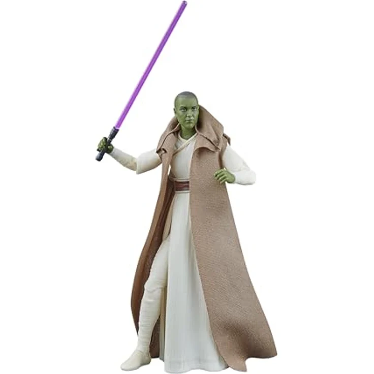 Star Wars The Black Series Jedi-Meisterin Vernestra Rwoh, Action-Figur aus "The Acolyte" mit Lichtschwert, 15 cm, bewegliche Gelenke, Fensterschachtel-Verpackung – Bild 1
