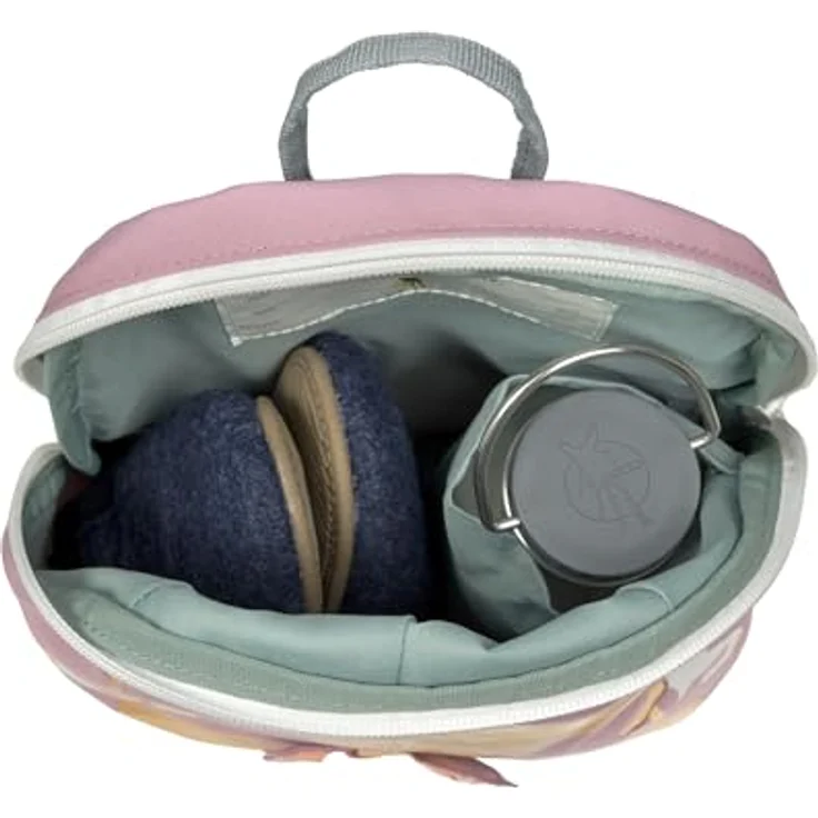 LÄSSIG Kleiner Kinderrucksack für Kita Kindertasche Krippenrucksack mit Brustgurt, 20 x 9.5 x 24 cm, 3,5 L/Tiny Backpack Carousel – Bild 4