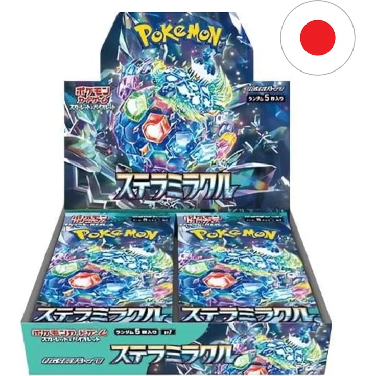 The Pokemon Company Pokémon Scarlet & Violet Stellar Miracle Booster Display - Japanisch, Sammelkarten Boosterpack-Auswahl, Holo-, Trainer- und EX-Karten