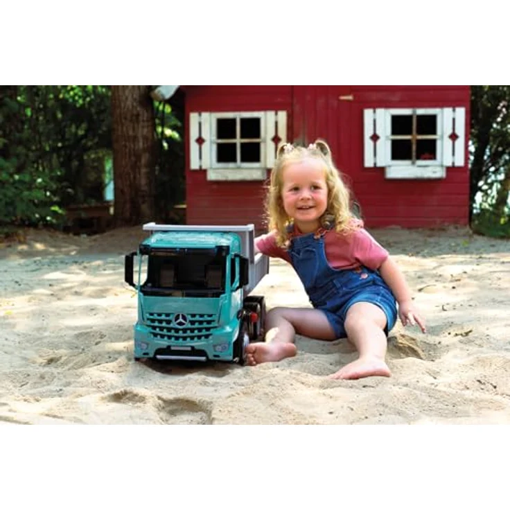 Lena Gigant Mercedes Arocs Kipper, 67 cm Kipp-Lkw für drinnen und draußen, TÜV-zertifiziert, für Kinder ab 3 Jahren – Bild 7