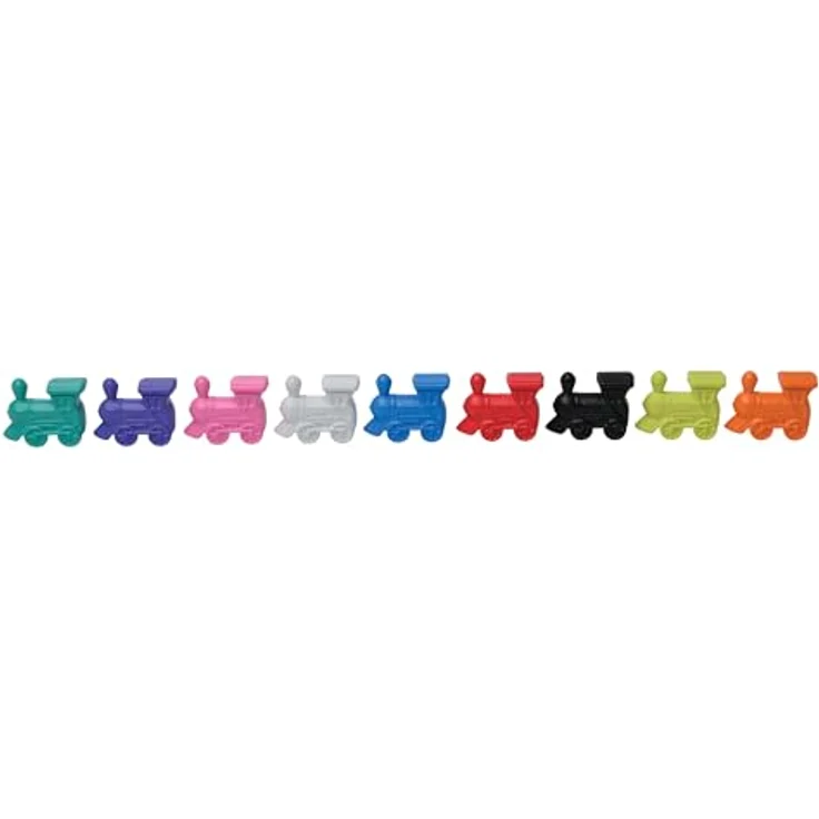 Philos 3630 - Domino Mexican Train, Legespiel für 2-8 Spieler mit 91 Urea Domino Steinen und Holzspielsteinhaltern – Bild 5